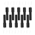 thumbnail image 1 of U Type Electrical Crimp Terminals Electrical Y Type Spade Wire Connector Banana Plug Adapter 10pcs Fork Spade Wire Connectors Brass Material 6mm/0.2in Y Type 4mm/0.2in Hole Banana, 1 of 8