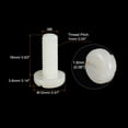 thumbnail image 2 of Uxcell Nylon Machine Screws, M6x16mm Slotted Pan Head Fasteners Bolts, White 50Pack, 2 of 4