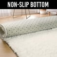 thumbnail image 6 of Arogan Soft Fluffy Area Rug Modern Shaggy Bedroom Rugs for Kids Room Nursery Rug Floor Carpets, 4'x 5.3',Cream White, 6 of 7
