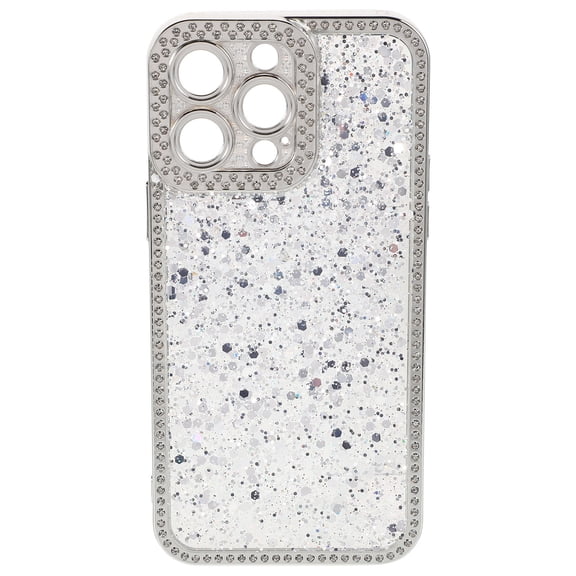ETEREAUTY Glitter Rhinestone Phone Case with Full Coverage Camera Lens Protector and Shockproof Design