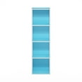 thumbnail image 4 of Furinno Pasir 4-Tier Open Shelf Bookcase, Light Blue/White, 4 of 6