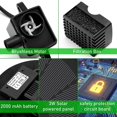 thumbnail image 3 of Solar Fountain, Upgraded 3w Solar Bird Bath Fountains With 2000 Mah_Perfect Gift, 3 of 4