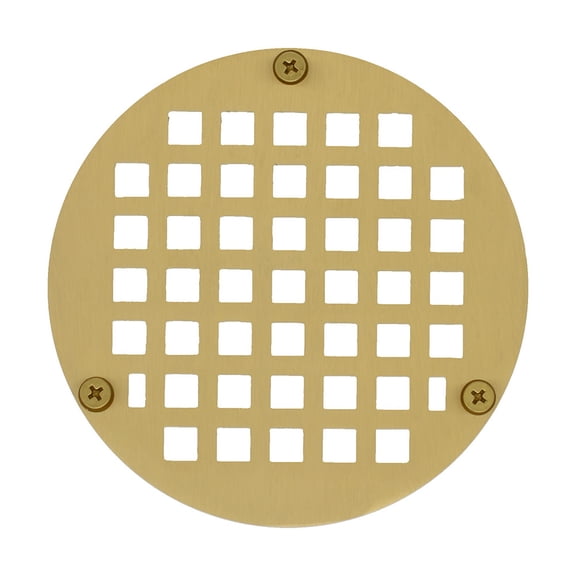 Jones Stephens D60791 4-9/16" Round Shower Drain - Brass