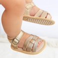 thumbnail image 2 of Infant Baby Girl Boy Sandals unisex Comfort Premium Summer Outdoor Casual Beach Shoes with Flower Bowknot Anti Slip Rubber Sole Newborn Toddler Prewalker First Walking Shoes, 2 of 6