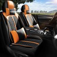 thumbnail image 2 of Funda de cuero universal para asiento de coche, accesorios interiores para Ssangyong Korando Haval H6 Dodge Ram 1500 Hyundai IX35 Opel Zafira B, 2 of 5