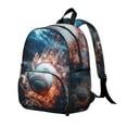 thumbnail image 5 of Sports-Themed Students Backpack with Soccer and Baseball Prints - Comfortable Dual Shoulder Support, Lightweight, Durable, 5 of 5