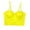 Yellow, variant on Women Fashion Sexy Summer Adjustable Shoulder Straps Round Neck Sleeveless Sling Crop Top Vest Yellow L