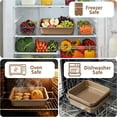 thumbnail image 7 of 8 Inch Square Non-Stick Baking Pan 8-Piece Set, Heavy Duty Oven Safe Up to 450°F Pan for Home & Small Catering Baking, 7 of 7