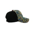 thumbnail image 4 of Top Headwear Two Tone Shiny Stone Denim Baseball Cap - Multicolor, 4 of 4