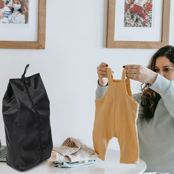 Tineasur 2Pcs Waterproof Shoes Bags for Travel and Business Trip Grey