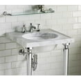 thumbnail image 2 of Kohler 3023-NM 24 x 22 in. Console Tabletop with 8 in. Widespread Faucet Holes - Nero Marquina Marble, 2 of 3