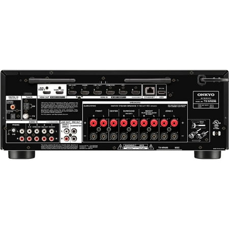 Onkyo TX-NR696 7.2-Ch. with Dolby Atmos 4K Ultra HD HDR Compatible A/V Home Theater Receiver - Black