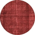 thumbnail image 1 of Ahgly Company Indoor Round Oriental Red Industrial Area Rugs, 3' Round, 1 of 4