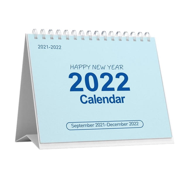 Escritorio 2021-2022 Calendario De Escritorio De Pie Calendario De Escritorio Con Tapa Para Organizar Y Planificar Calendario Mensual