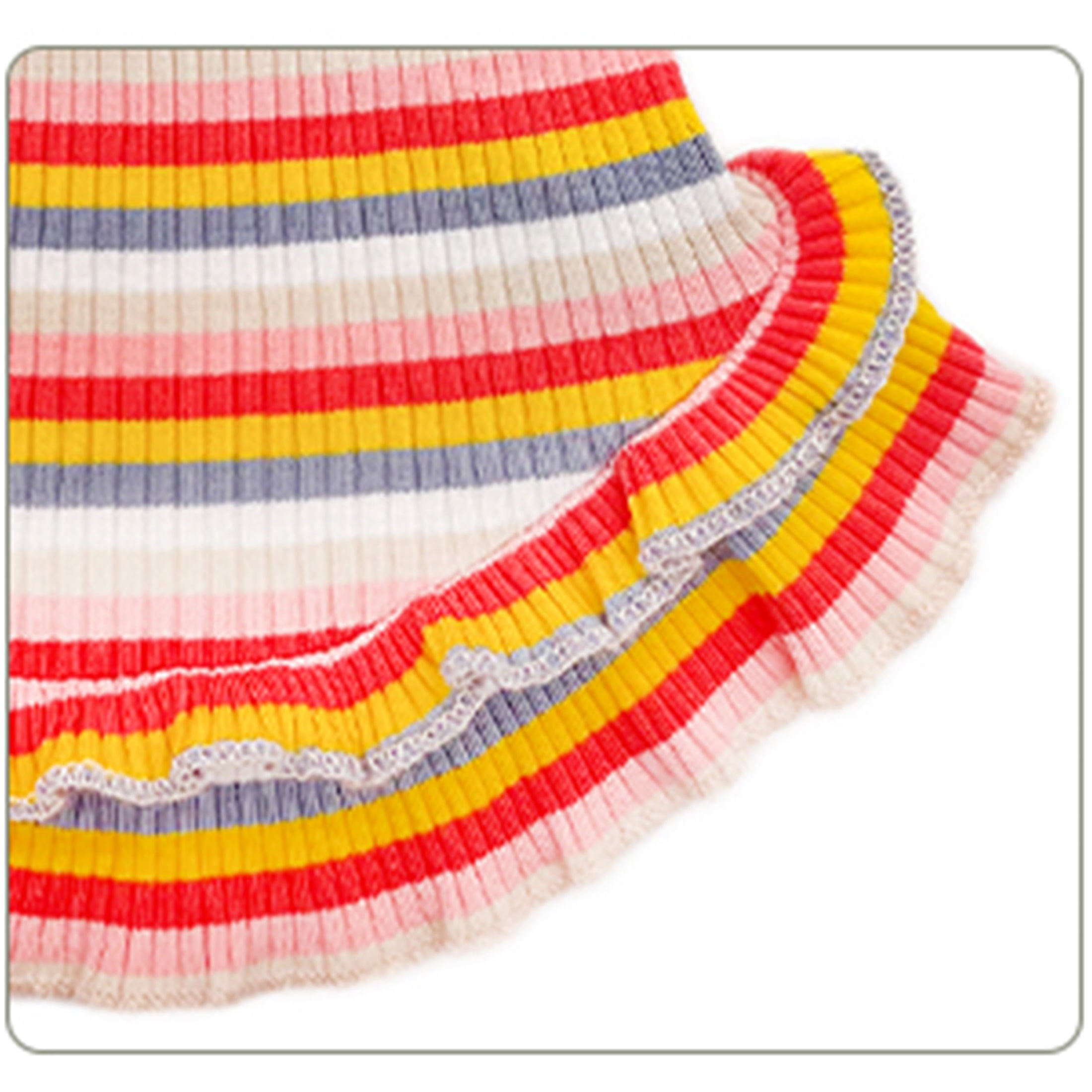 HQREA Dog Dress for Small Dogs Girl Birthday Clothes Puppy Summer Outfits Rainbow Striped Tutu Skirt Cat Chihuahua Yorkies Dresses