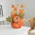 thumbnail image 4 of Luoshdecor Fall Pumpkin Decoration for Table Centerpiece, Leaves and Berries Fall Pumpkin Decoration for Thanksgiving and Home Decor, 4 of 7