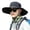 BO47_Black, variant on Fashion Sun Hats for Men Packable Sun Hat for Summer Hiking Outdoor Garden Army Green