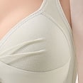 thumbnail image 4 of Nfurl Wireless Bras for Women Adjustable Strap Push up Full Coverage Bralettes Molded Cup Comfortable Everyday Bras Gray,40, 4 of 5