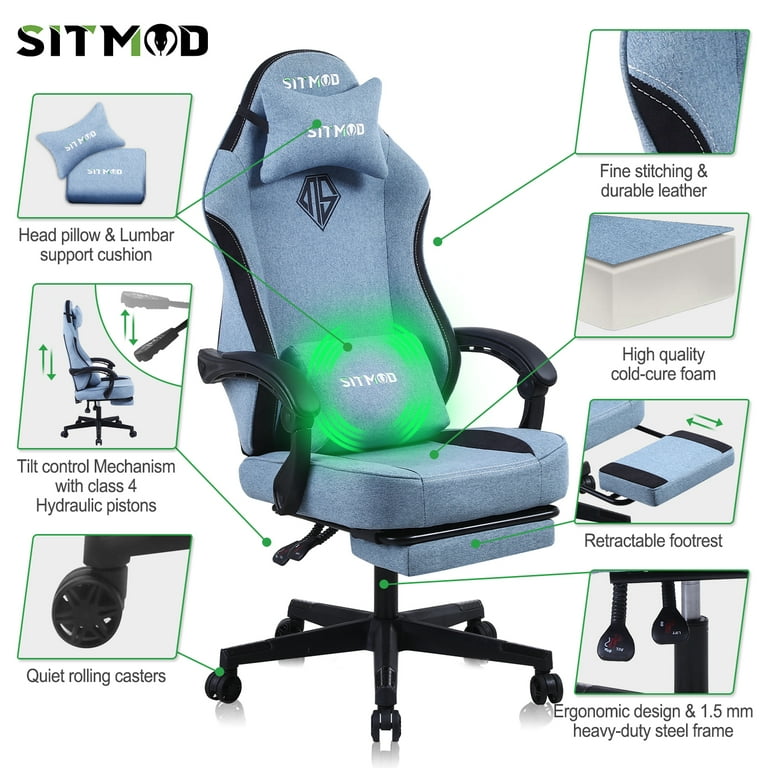 Multi-Use Footrest Gaming Stool – Veva Gaming