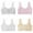 White 1PCS & null 1PCS & Yellow 1PCS & Grey 1PCS, variant on 4 PCS Kids Girls Underwear Cotton Bra Vest Children Underclothes Sport Undies Clothes Girls Bras Underwire L