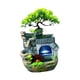 thumbnail image 5 of Fuente de agua para interiores con luz, 110 V, con bomba para decoración del hogar y la oficina, 5 of 9