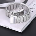 thumbnail image 4 of Silver Metal Watch Band 1Pack Adjustable Length Compatible with Fitbit Charge 2 7.1x0.7x0.2in, 4 of 8