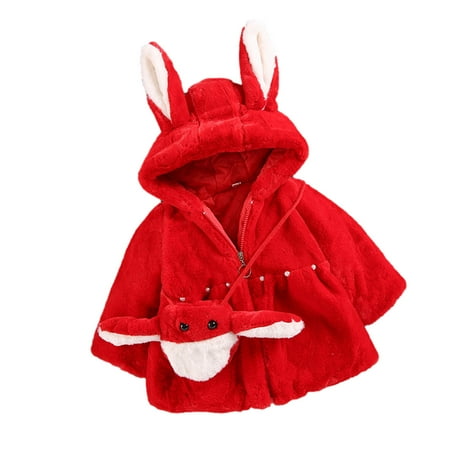 

Winter Savings Clearance! Dezsed Girls Jacket Winter 2022 Solid Cartoon Faux Wool Jacket With Zipper Plus Velvet Thickening Coats Kids Girl Jacket Thick Warm Outerwear 1-6Years