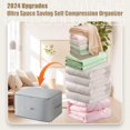 thumbnail image 2 of Self-Compression Vacuum Storage Bags 1 pc Comforter Clothing 52x42x30 Bathroom, 2 of 6
