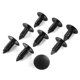 thumbnail image 5 of 400X Clips de PláStico para Remaches Clips de Remache Montaje de Muebles Automotrices TORNILlos Kit Clips de Carrocería Negros, 5 of 5