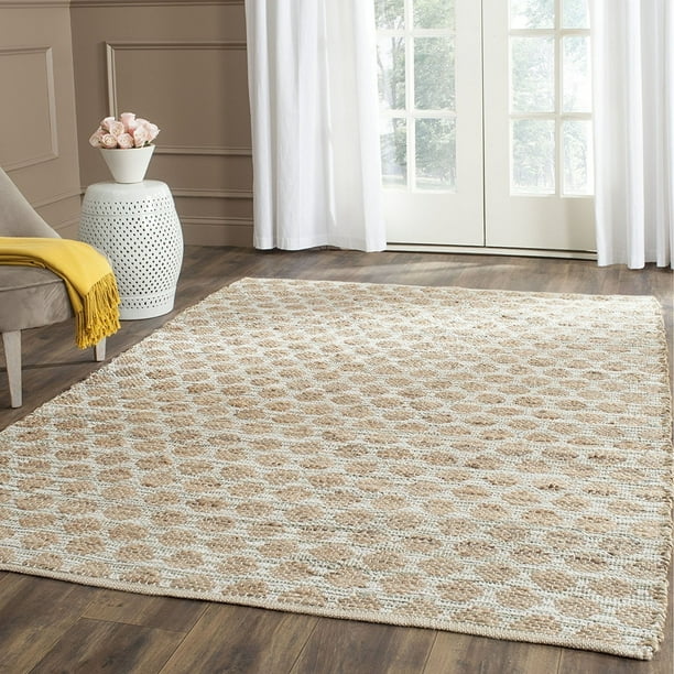 Safavieh Cape Cod Collection CAP820D Hand Woven Grey and Natural Jute