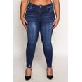 thumbnail image 3 of Womens Plus Size WAX Distressed Skinny Jeans, 3 of 4