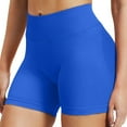 thumbnail image 6 of HKYNLAG Workout Shorts for Women High Waisted Butt Scrunch Seamless Gym Shorts Workout Yoga Athletic Booty Shorts Royal Blue 2XL, 6 of 6