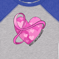 thumbnail image 4 of Inktastic Breast Cancer Awareness- Pink Ribbon Around Heart Boys or Girls Baby Bodysuit, 4 of 5