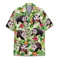 thumbnail image 2 of Camisa con estampado 3D de loro floral más nueva, camisas de moda para hombres y mujeres, camisas hawaianas de manga corta con botonadura sencilla, blusa, ropa para hombres, 2 of 5