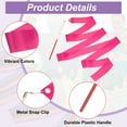 thumbnail image 3 of Uxcell Dance Ribbons, Gymnastics Dance Streamers with Non-Slip Wand Dance Flags Rose Red, 3 of 7