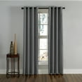 thumbnail image 5 of Curtainworks Lenox Grommet Standard Indoor Curtain Single Panel, 50"x 132", Gray, Adult, 5 of 7