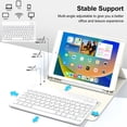 thumbnail image 4 of Funda con Teclado GKABXY para iPad 10.2 pulgadas 2021/2020/2019 Blanca, 4 of 6
