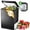 Black, variant on LHRIVER Mini Freezer Chest 2.8 cu ft, Deep Freezer & Side Handle, Compact Freezer with 7 Gear Adjustable Temperature, Removable Storage Basket, Black