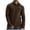 Khaki, variant on Lmnyox Men's Golf Shirt with Pocket Classic Casual Long Sleeve Collared Tops Solid Color Fashion T Shirts