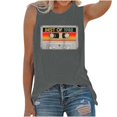 thumbnail image 1 of Camiseta sin mangas con cuello redondo y estampado informal a la moda para mujer Pompotops  lopia991702, 1 of 5