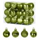 thumbnail image 1 of Conjunto de bolas de árbol de Navidad verdes, 1 of 5