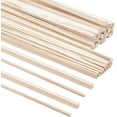 thumbnail image 5 of 30Pcs Round Wood Unfinished Wooden Strips Dowel Rod Sticks Model Accessories for Wood Craft Supplies 200x7x3mm, 5 of 9