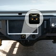 thumbnail image 4 of Hitch Cover Fits For 2-Inch Hitch,Vector Illustration Of Adorable Black Cat With Glowing Eyesrubber Trailer Hitch Cover Tube Plug Insert,Car Exterior Accessories, Receiver Tube Hitch Plug, 4 of 6