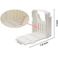 thumbnail image 2 of Bread Slicer, Adjustable Bread/Roast/Loaf Slicer Cutter,Folding Bread Toast Slicer Bagel Loaf Slicer Sandwich Maker Toast Slicing Machine with 5 Slice Thicknesses, 2 of 5