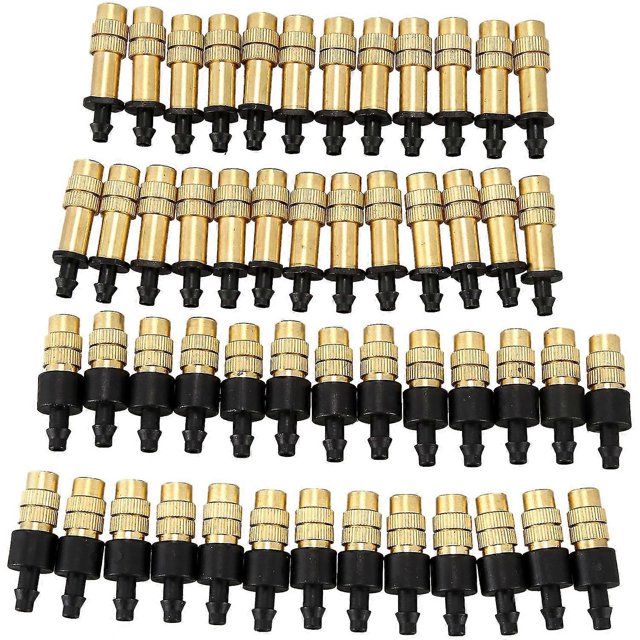 50PCS Adjustable Sprayer Brass Misting Nozzle Atomizing Sprinkler for Mini Drip Garden Watering Irr
