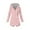 Pink, variant on Rain Coat for Women Waterproof Long Lightweight Rain Jackets Hooded Windbreaker Outdoor Trench Coat