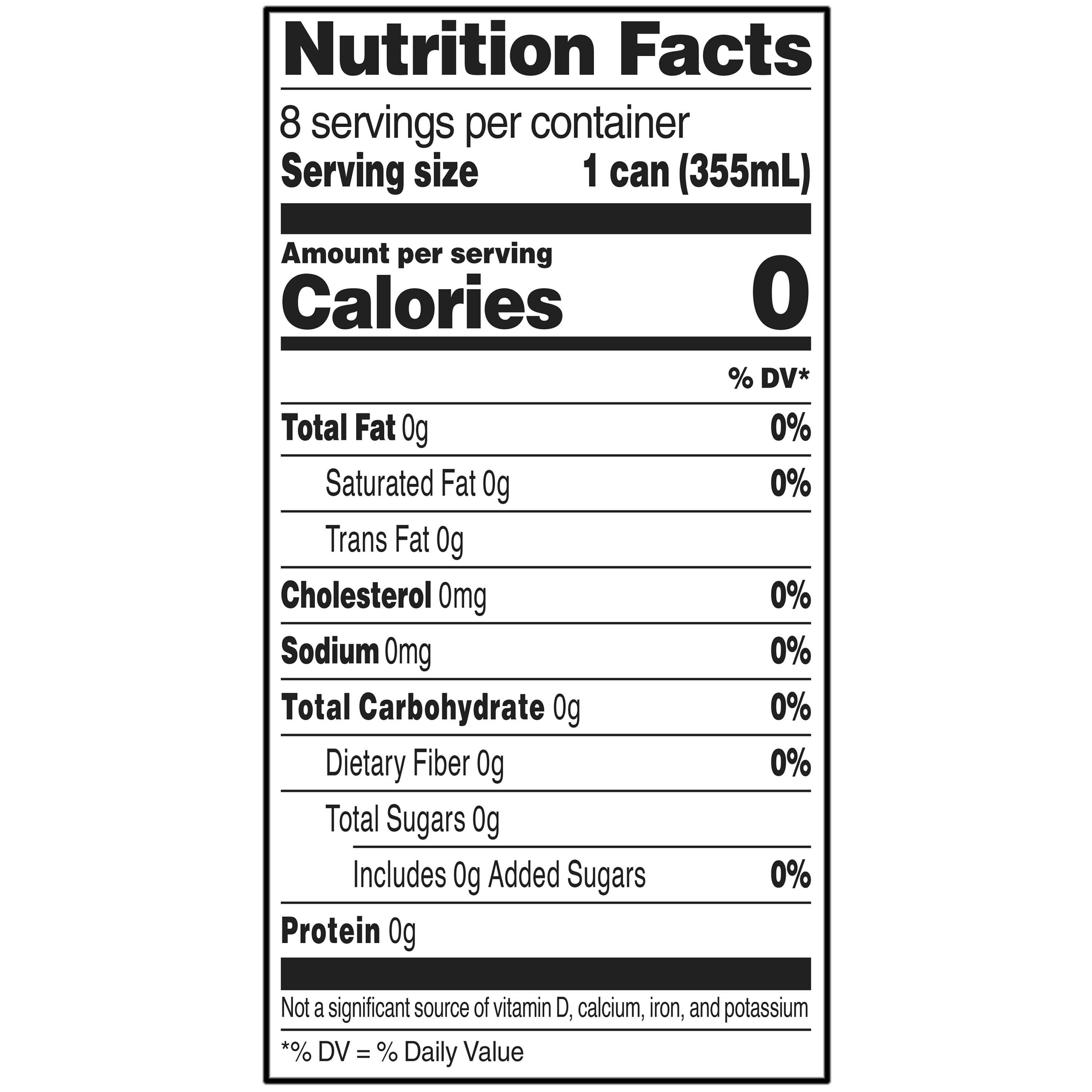 (3 pack) bettergoods Lemon Flavored Sparkling Water, 12 fl oz, 8 Cans