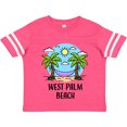 thumbnail image 3 of Inktastic Summer Vacation in West Palm Beach Boys or Girls Toddler T-Shirt, 3 of 5