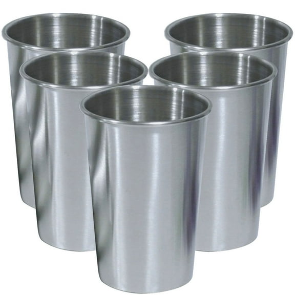 Stainless Steel Beer Mug Compact Drink Cup Home Supply Aluminum Cups Mint 5 Pcs