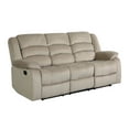 thumbnail image 2 of 40" Contemporary Beige Fabric Sofa, 2 of 5